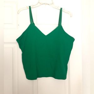 Green Aerie Tankini swim top.  Size L and in good condition.